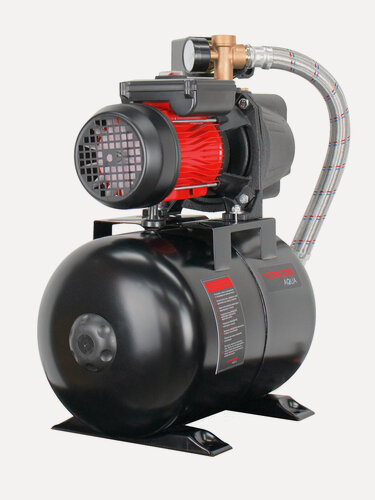 Изображение товара Насосная станция Verton AQUA PS1400CL/24(Удлиненный чугун. корпус,1400Вт,230В/50Гц, Qmax 66л/мин, V24л, max забор 9м)