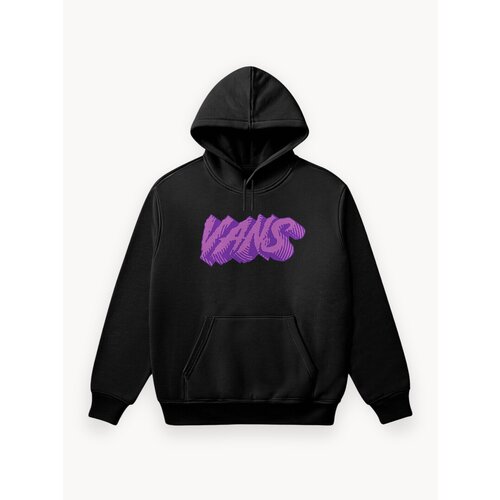 фото Толстовка vans stone swirl loose, размер l, , черный