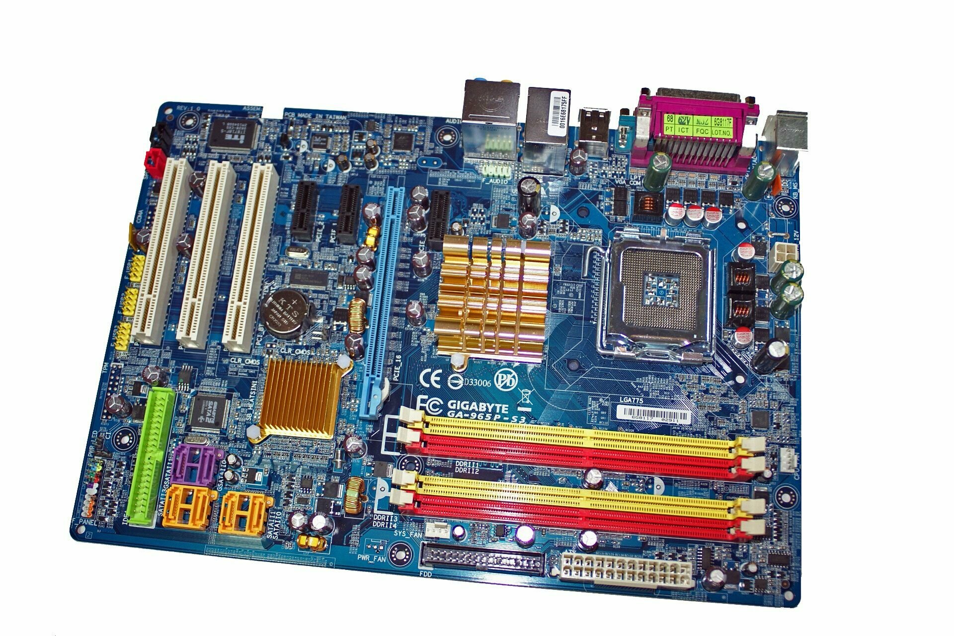 Материнская плата Socket LGA775 GIGABYTE GA-965P-S3 4DDR2 ATX