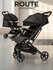 Коляска прогулочная Amarobaby, Route, коричневый