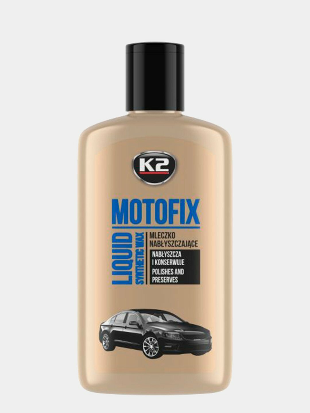 Полироль глубокий блеск К2 MOTOFIX, c долговременным 3D эффектом, 250 мл — фото 1