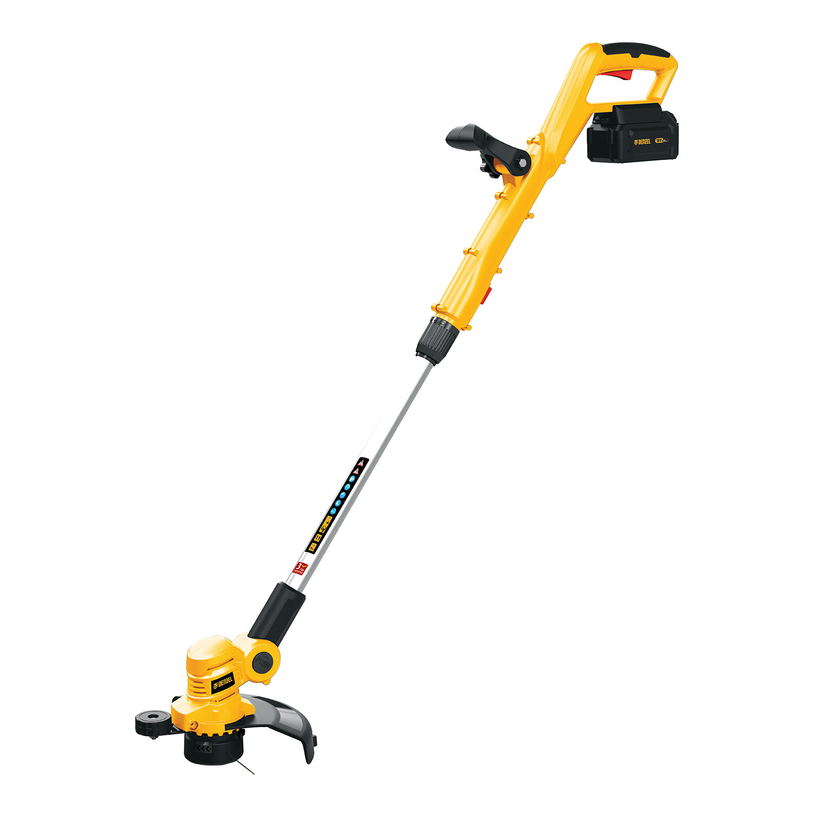 ТриТриммер аккумуляторный DENZEL GT-230 230 мм Li-Ion 20В (58701)