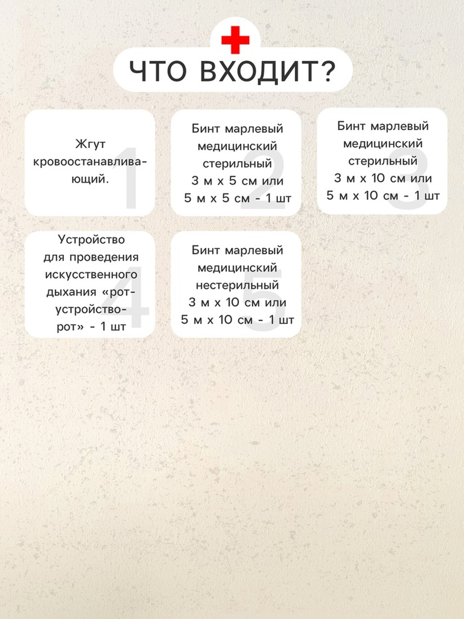 Картинки Автомобильная аптечка первой помощи №1 «Мицар», дорожная, футляр 5М