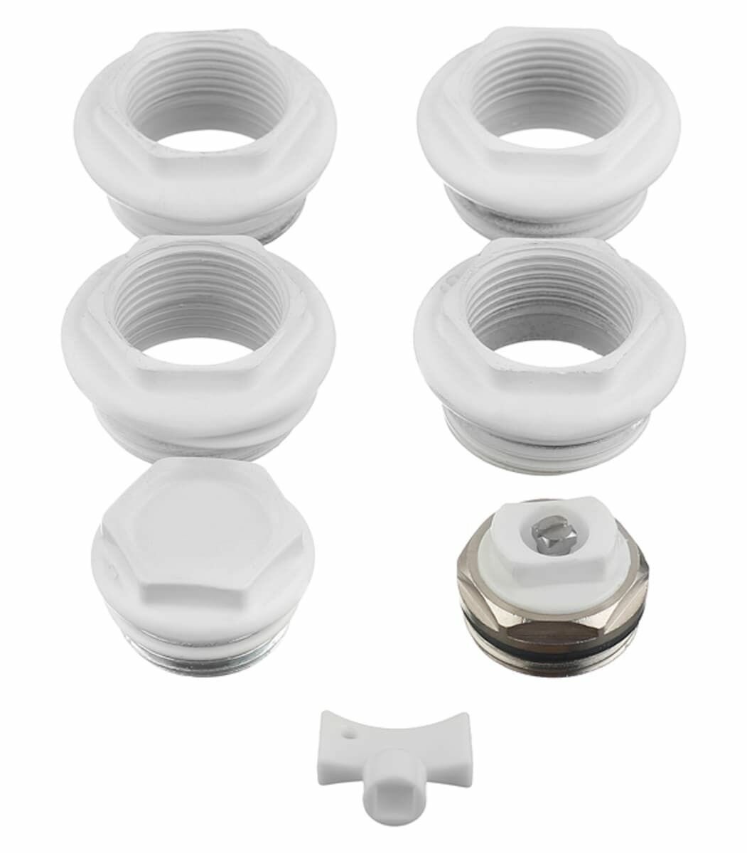 Монтажный комплект STI 25x15, с переходниками, футорками, заглушкой, ключом, 2 кронштейна