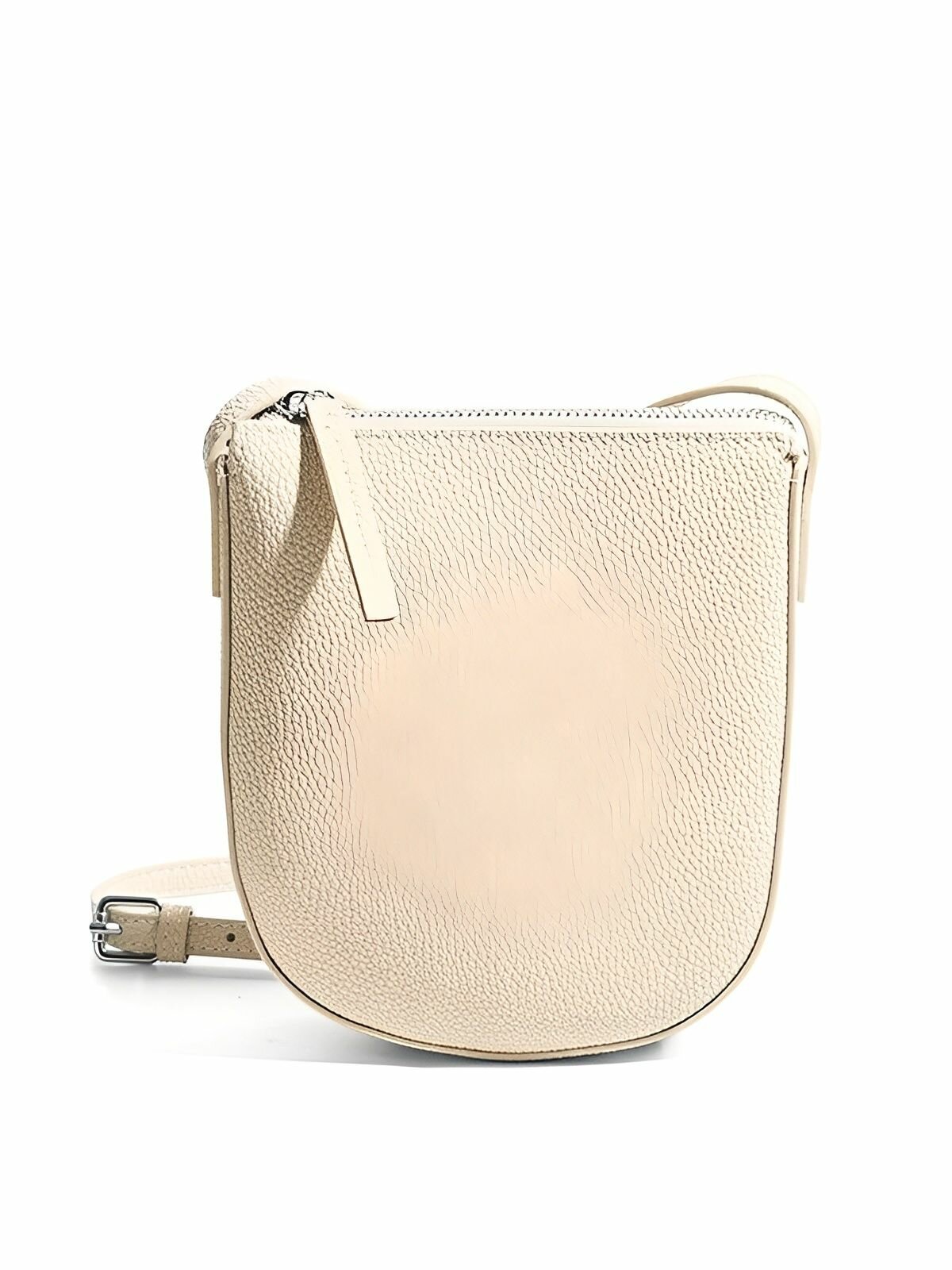 Сумка кросс-боди КожаноFF, фактура рельефная, бежевый