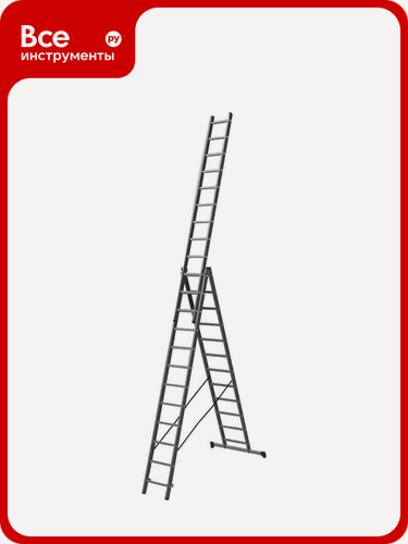 Изображение товара Трехсекционная лестница 12 ступеней Gigant L-03 3х12