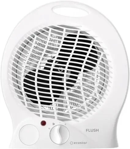 Тепловентилятор ECOSTAR Flush EFH-F2000DS-WT 2000Вт белый