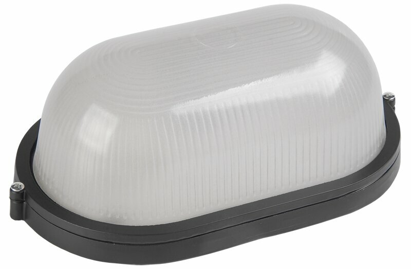 Светильник НПБ/НПП 1201 100Вт овал/черн IP54 IEK