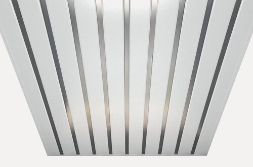 Изображение товара Комплект реечных потолков Mr.Tektum Classic 84R 2x3 м белый матовый и серебристый металлик