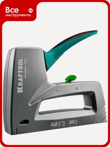 Изображение товара Алюминиевый степлер KRAFTOOL Grand-140 тип 140, 300 3194, сталь, инструмент для скоб, регулируемая сила удара