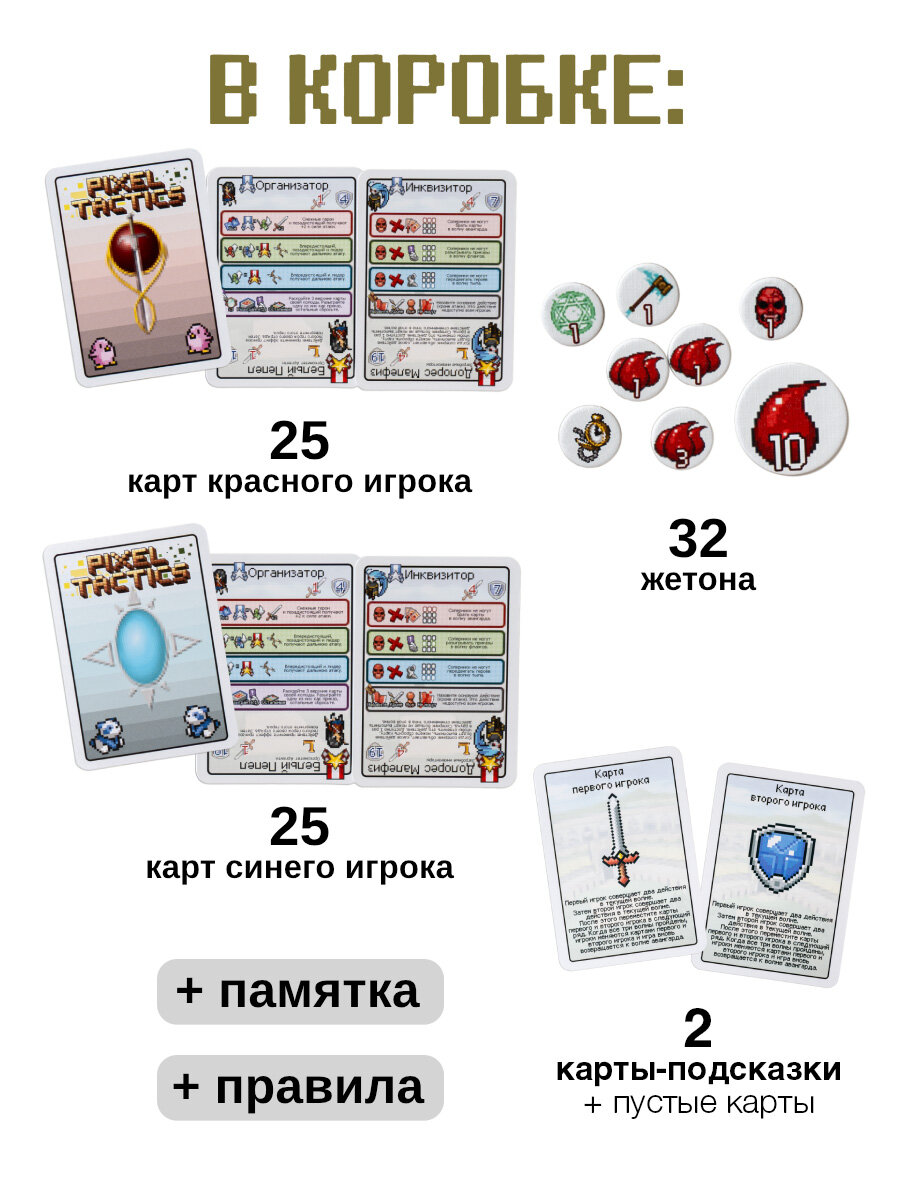 Настольная игра Пиксель Тактикс: Легенды — фото 1