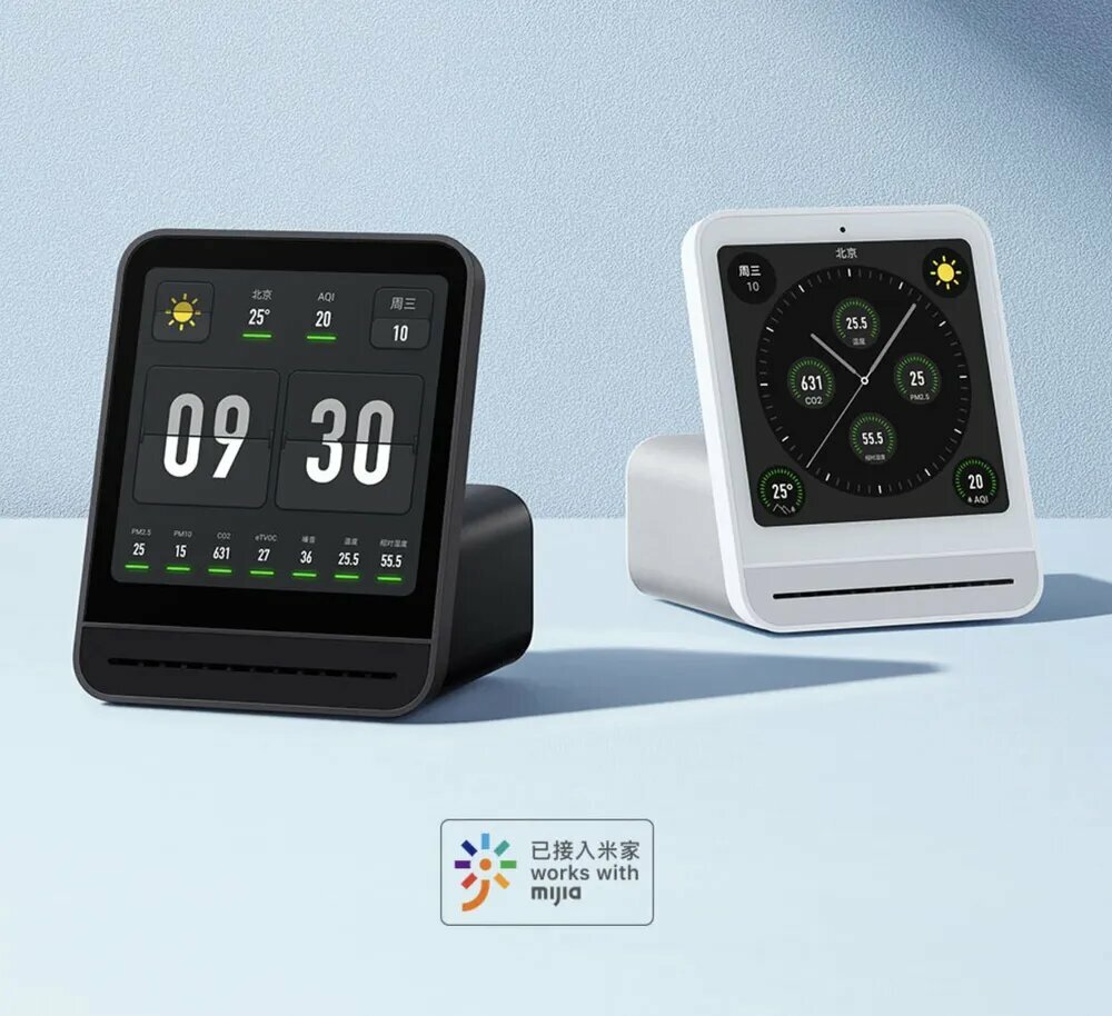 Картинки Анализатор качества воздуха Xiaomi Qingping Air Monitor 2 (MiHome APP), черный