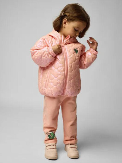 Бомбер, размер 92-98, розовый — фото 1