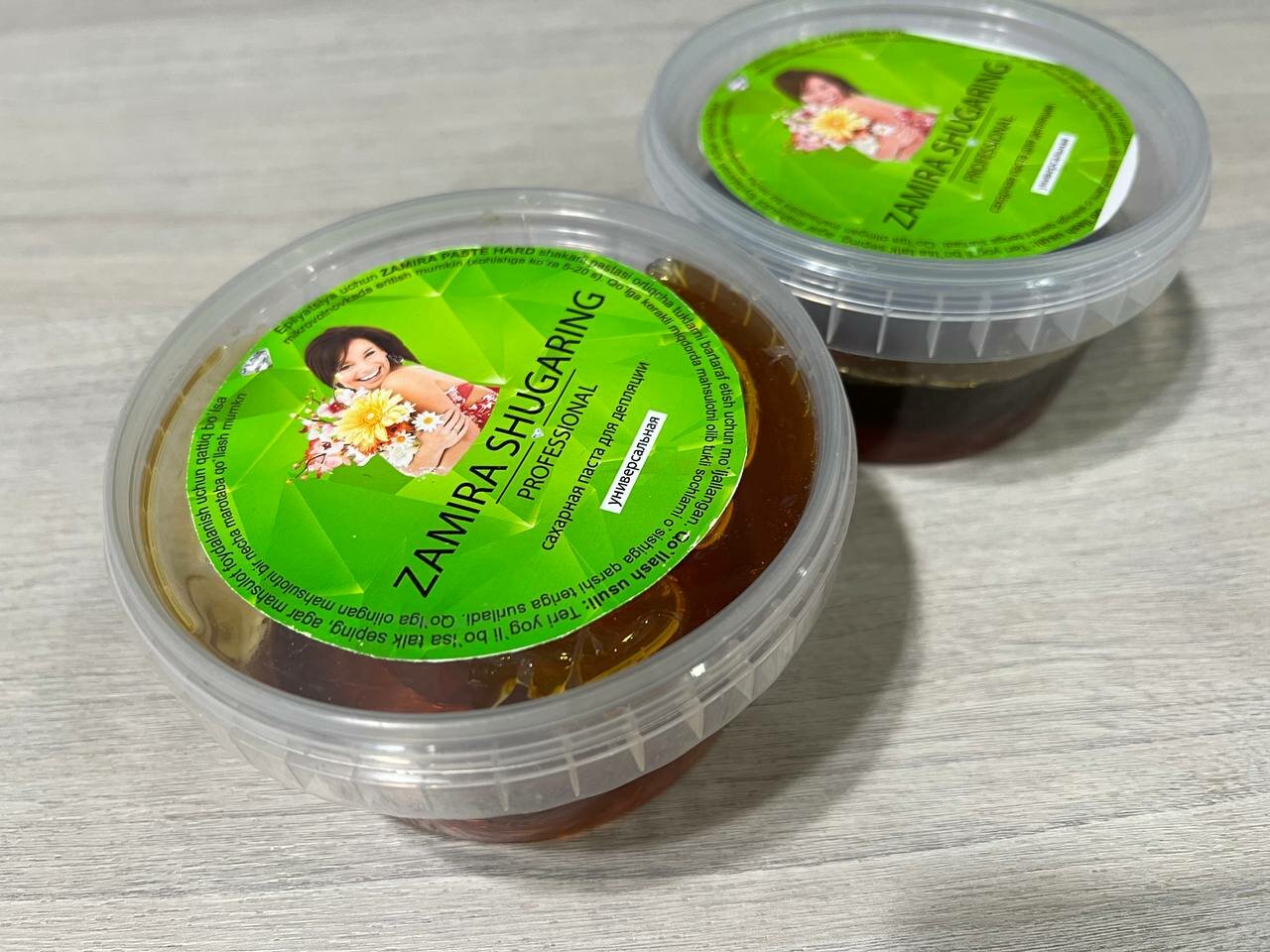 Паста для шугаринга Просто Шугаринг "Zamira", твёрдая, банка, 400 гр — фото 1