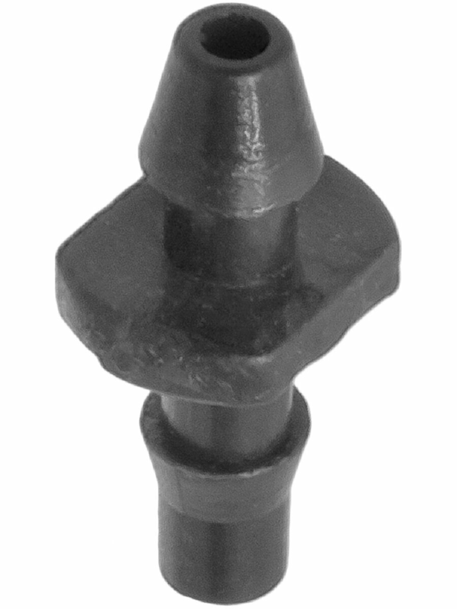 Соединитель для микротрубки капельного полива 3 мм, 50 шт, пластик — фото 1