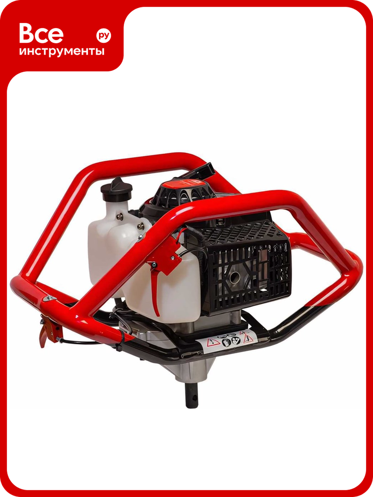 Бензобур ADA Instruments Ground Drill-8 А00374 профессиональный 2-тактный двигатель 71 см³