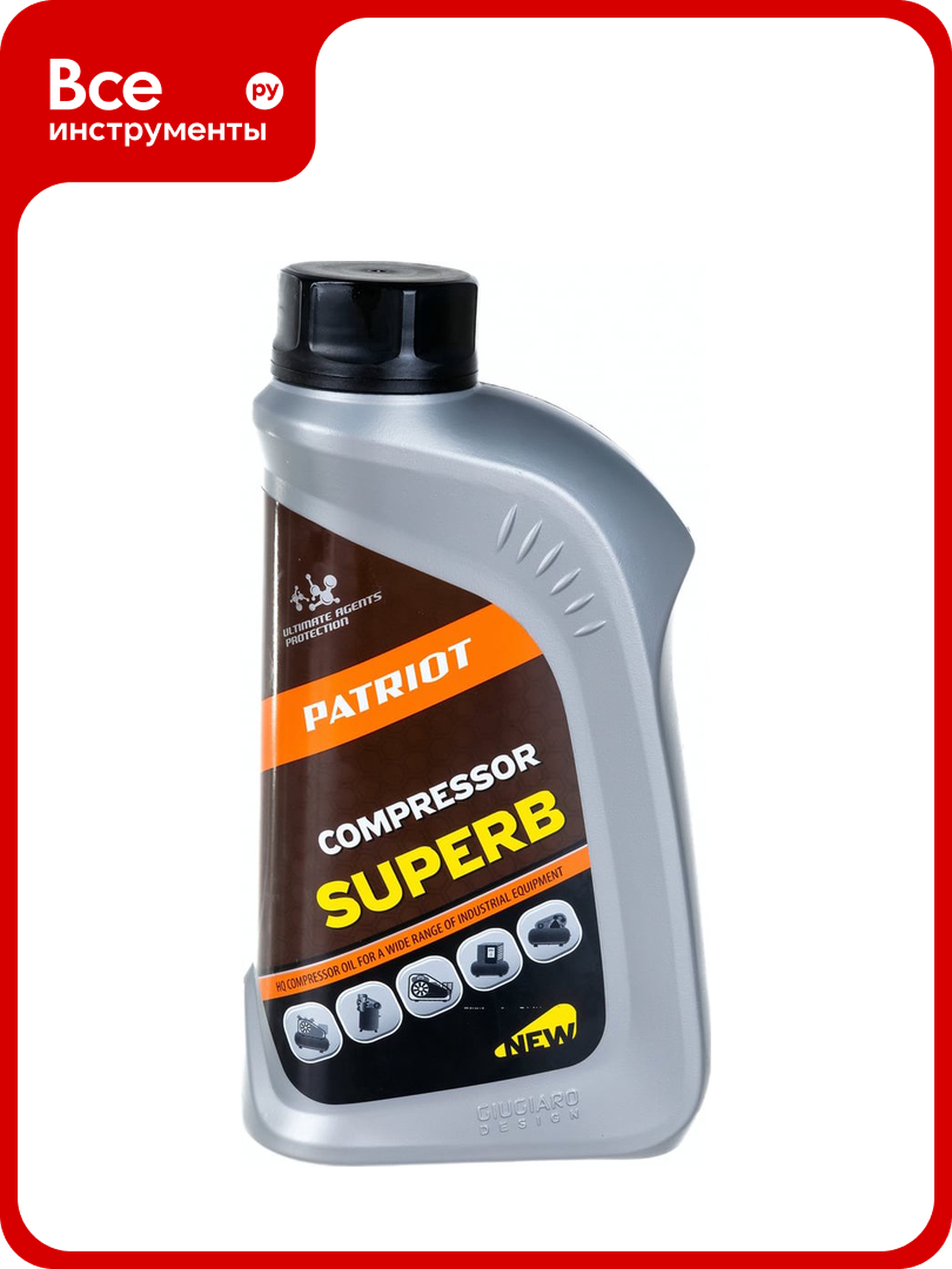 Масло компрессорное 1 л PATRIOT COMPRESSOR OIL GTD