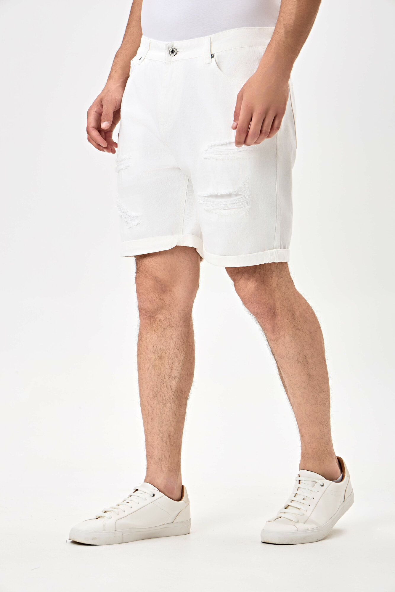 Шорты спортивные TERRA PRO, размер 34, white — фото 1