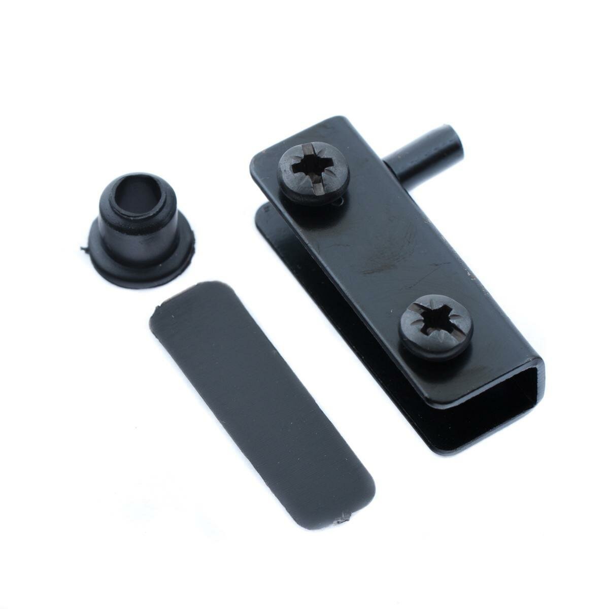 Петля для стеклянной двери цвет черный 2 шт.