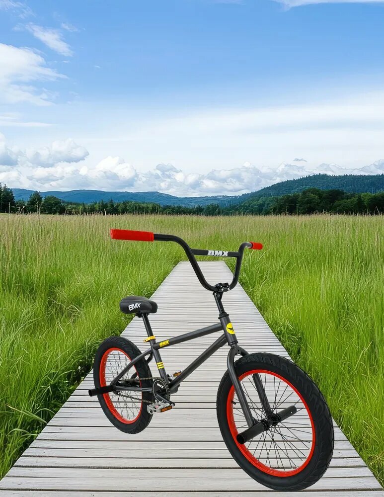 Велосипед BMX D-20 для трюков - прочный и лёгкий идеален для начинающих