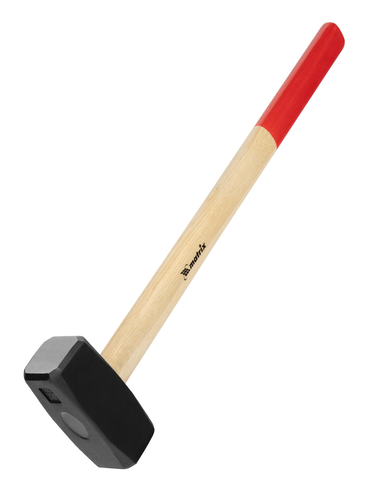 Кувалда 5 кг Matrix 700 мм кованая головка из стали 45 с защитным покрытием и деревянная рукоятка 11032