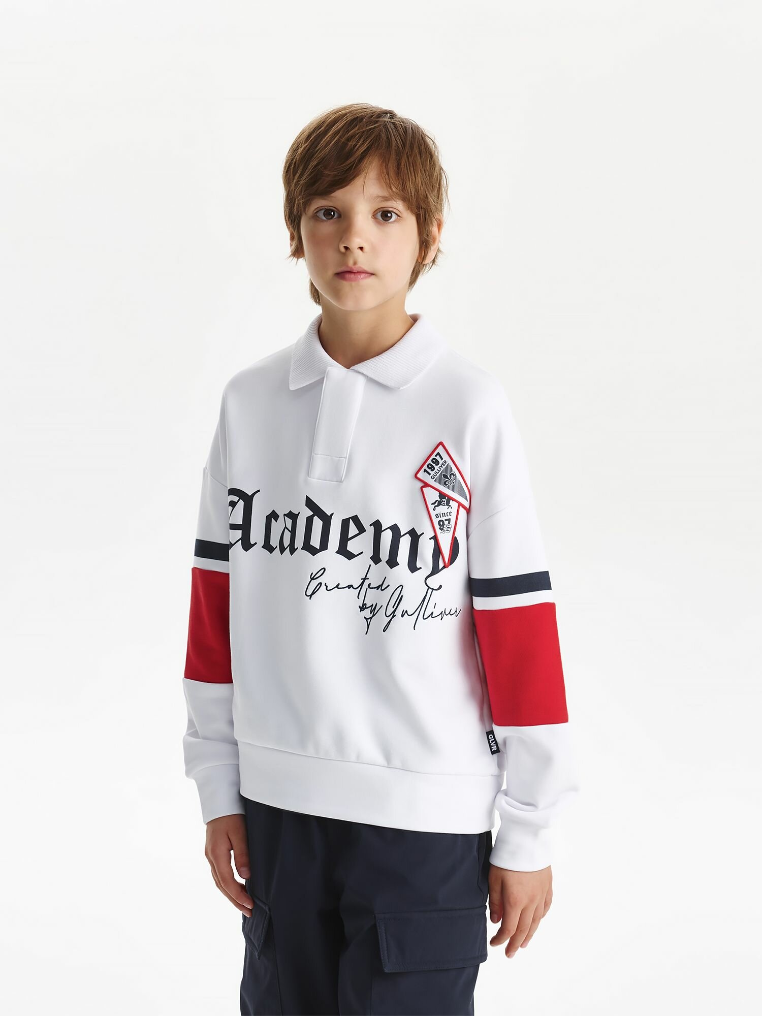 Пуловер Gulliver, размер 152-76-66, белый