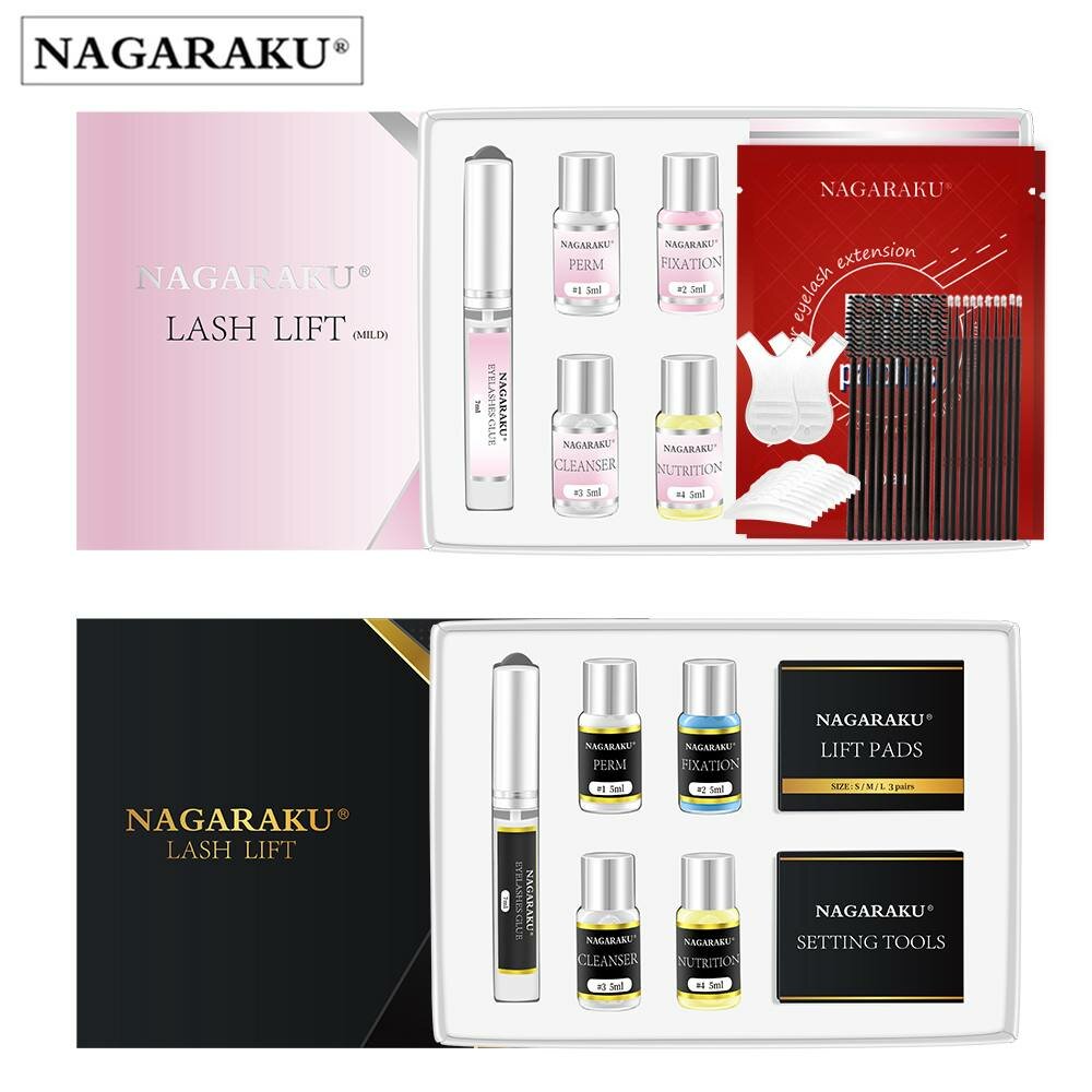 Набор для наращивания ресниц "Nagaraku Lash Lift"