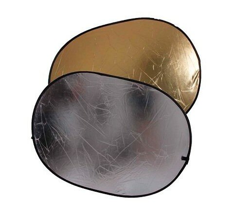 Отражатель Ditech RF100150GS 100х150 см gold/silver