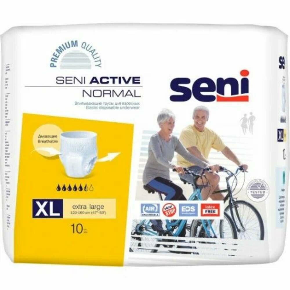 Впитывающие трусы Seni Active "Normal" XL, №10, двойные слой