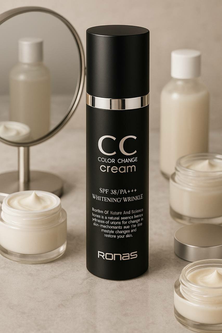 Крем Ronas CC, SPF 38, PA+++, для осветления и разглаживания морщин