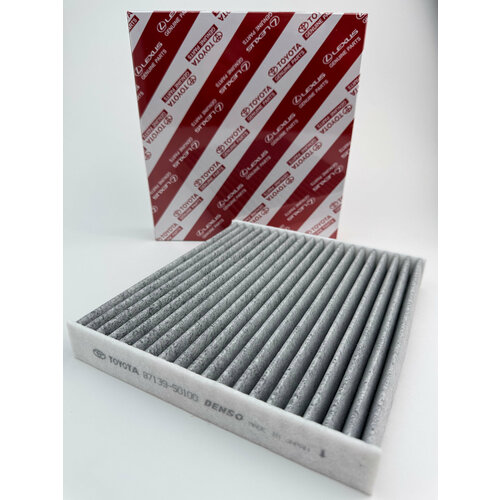 Фильтр салонный угольный Toyota 8713950100 для Auris 07- Avensis 09- Camry 40 50 06- Corolla 06- Land Cruiser 84- Lexus Jaguar Land Rover кросс-номер MANN CUK 1919 OEM 8713950060 8713950100 6112₽