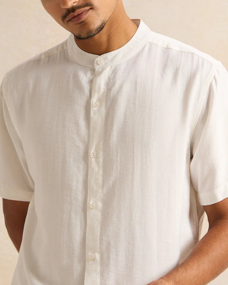 Рубашка REDTAG, размер S, бежевый — фото 1