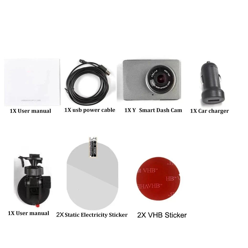 Xiaomi YI умный видеорегистратор для автомобиля ADAS 2,7 экран Full HD 1080P видеорегистратор с ночным видением Обновленная международная версия ADAS, International (C10), 128G