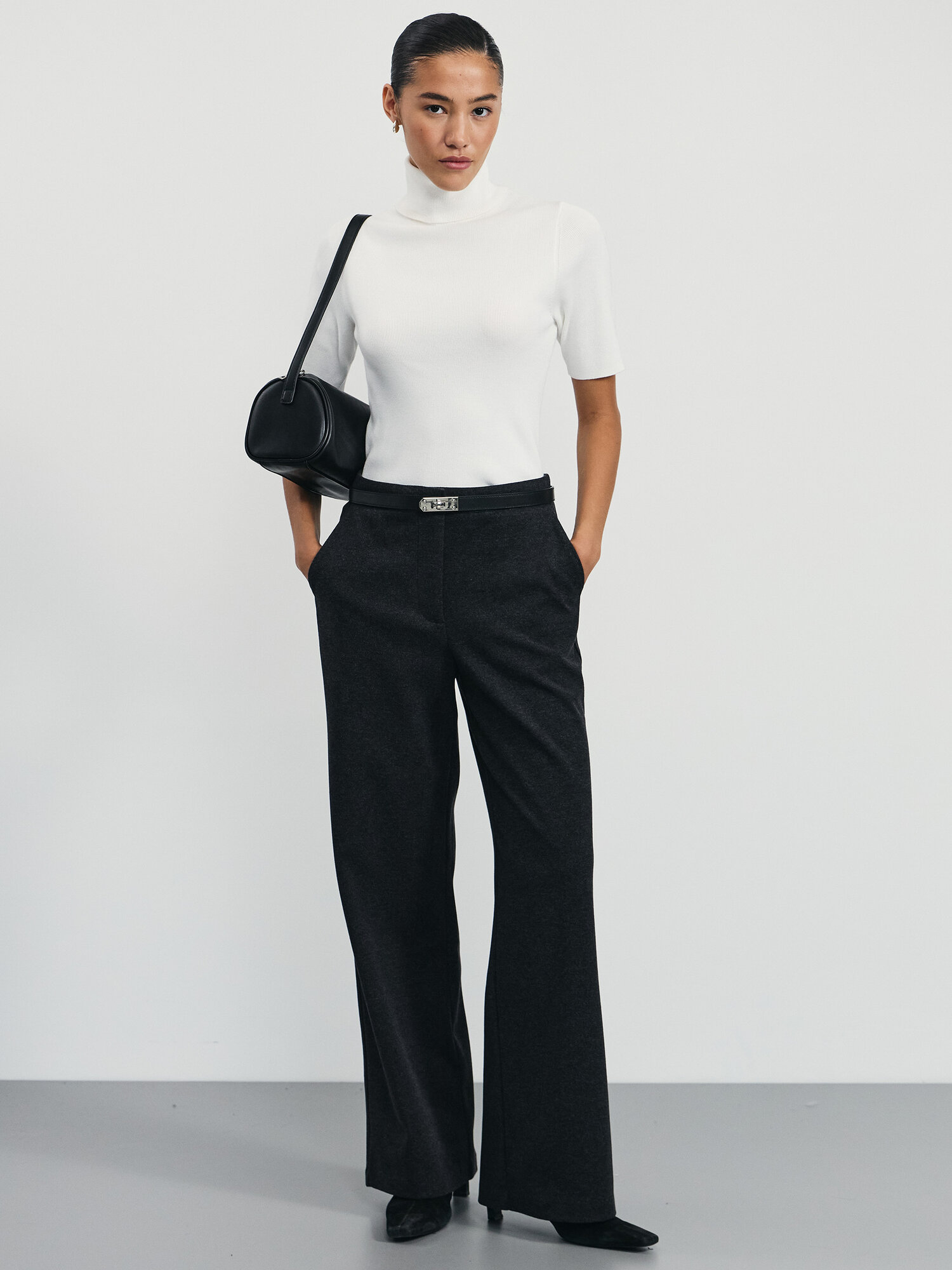 Брюки Zarina, размер XS (RU 42)/170, серый