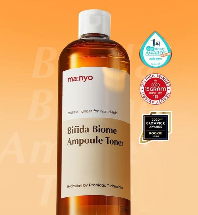 Тоник-Ампула Manyo Bifida Biome, для укрепления и увлажнения, 400 мл