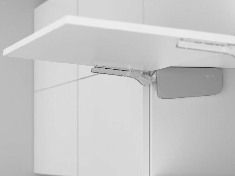 Подъемник с доводчиком SAMET SOLO MECH аналог AVENTOS HK  серый B1  КМ 750 1700