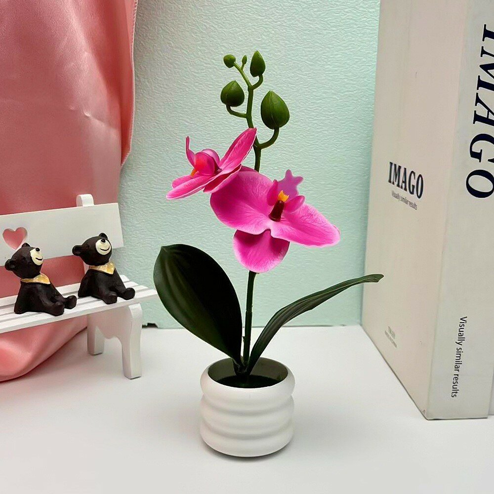 Butterfly orchid искусственный цветок с технологией 3d печати для украшения интерьера и фотосъемки