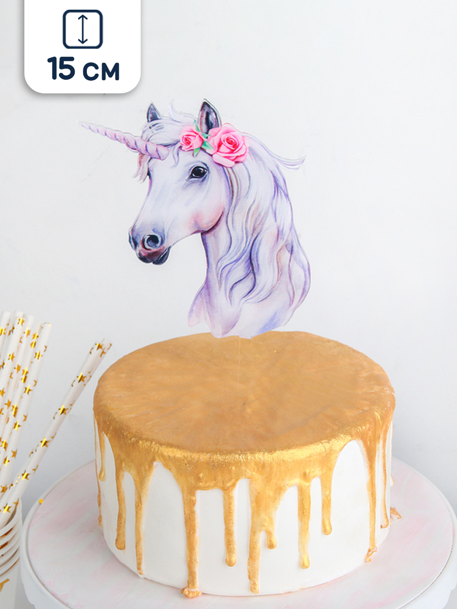 Топпер для торта Единорог