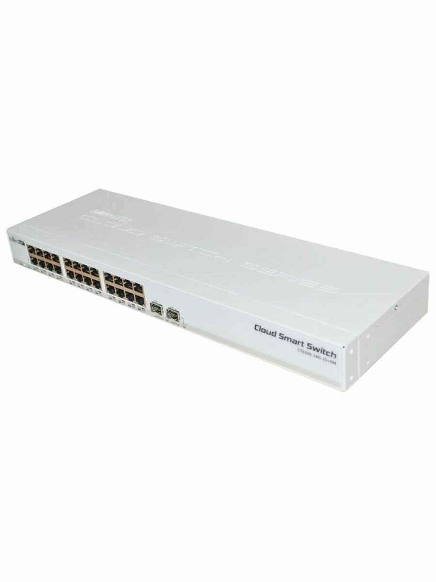 Коммутатор Mikrotik Cloud Smart Switch CSS326-24G-2S+RM