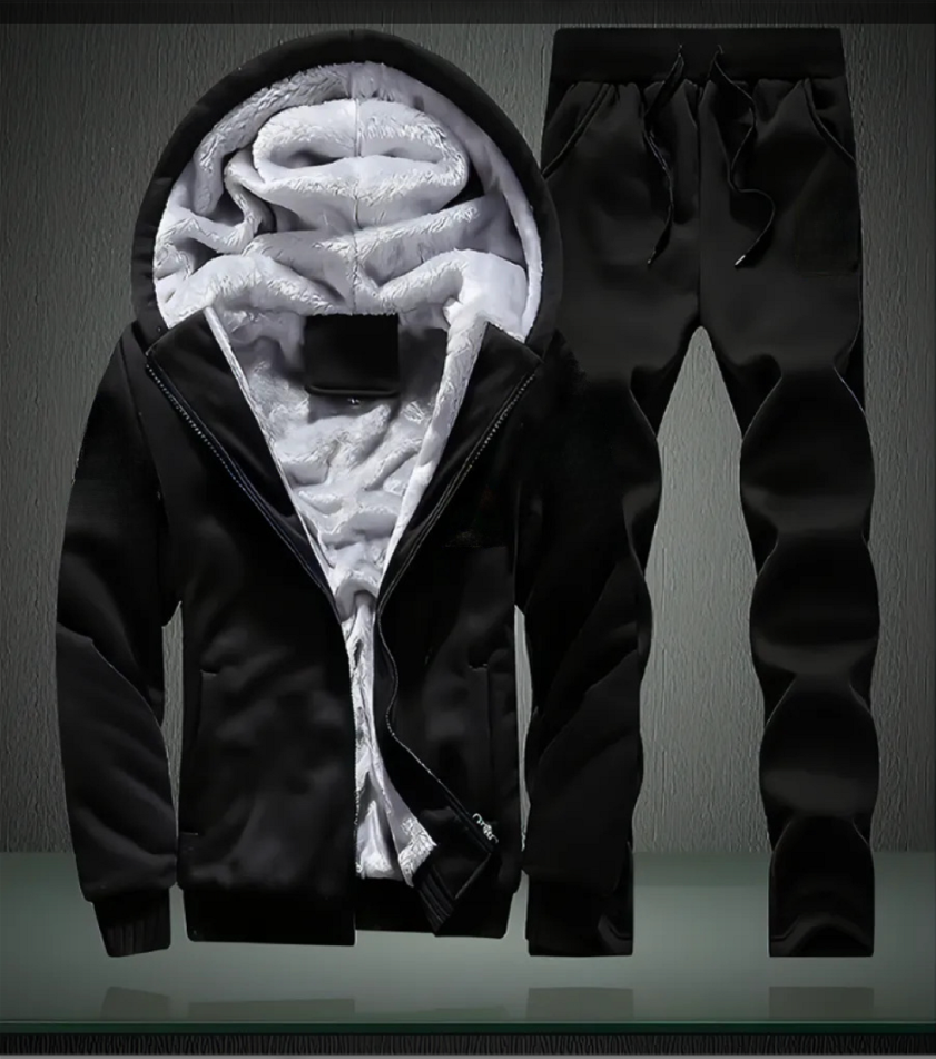 Костюм спортивный  утепленный размер 2XL black