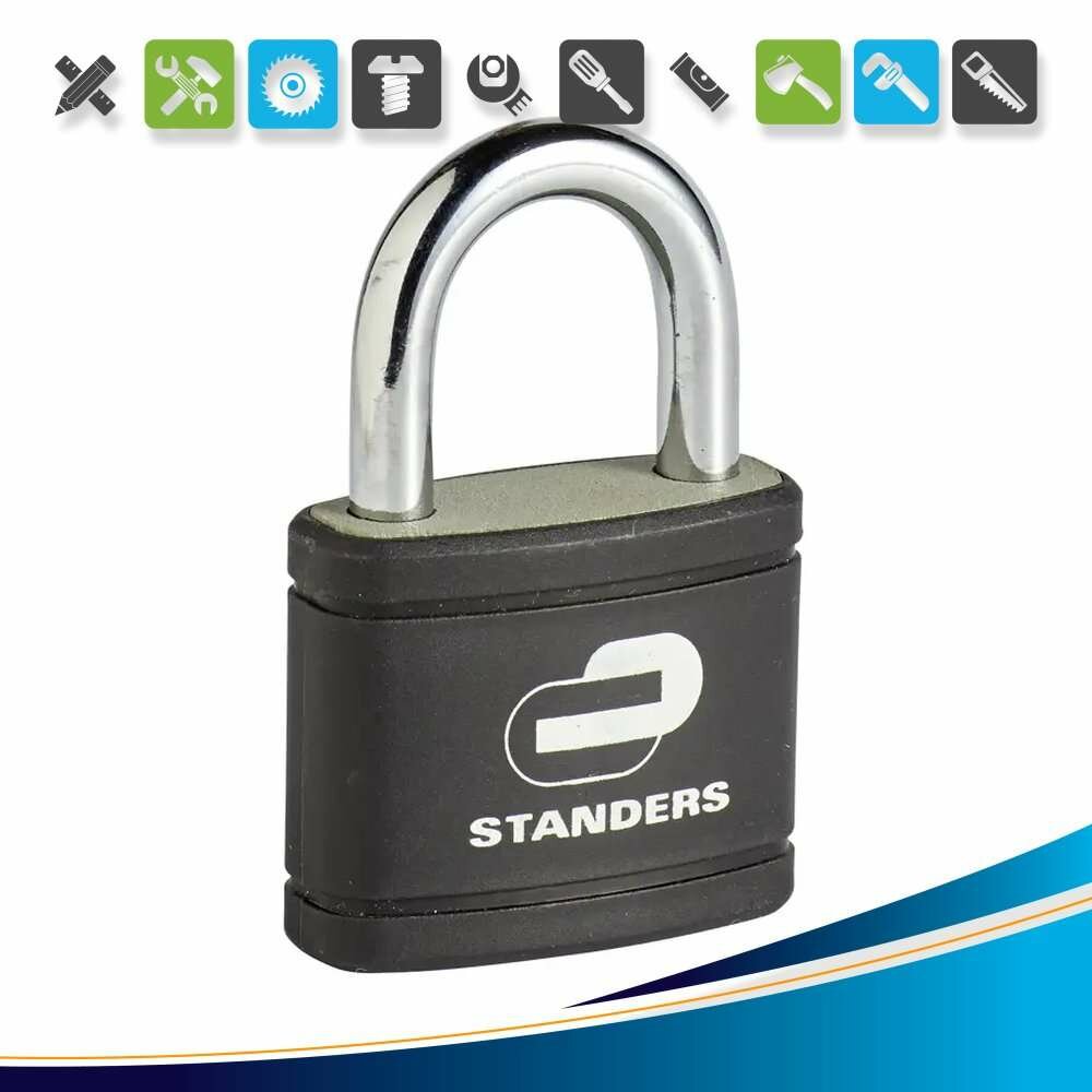 Замок навесной Standers 41x33.8 мм чугун
