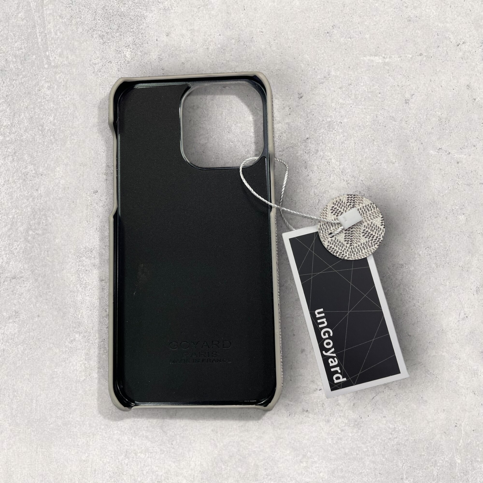 Чехол Goyard, для iPhone 16 pro max , с рисунком, герметичный, пластик/полиуретан, — фото 1