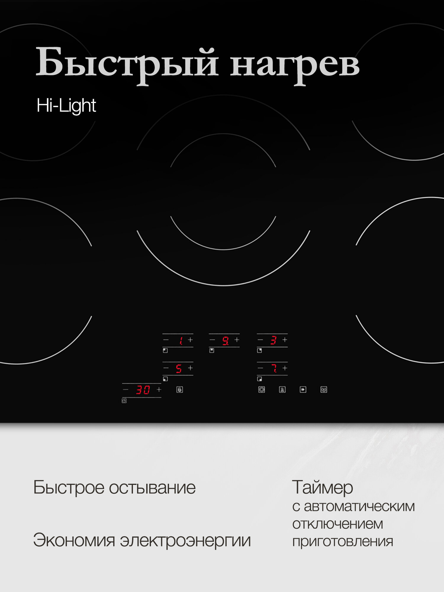 Изображение Электрическая встраиваемая варочная поверхность Monsher MHE 7002 (Модификация 2025 года)