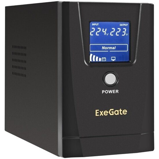 Источники бесперебойного питания Exegate Power Smart ULB-500. LCD. AVR.2SH 500VA/300W