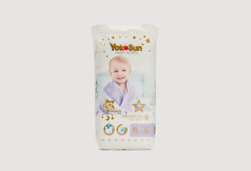 Изображение товара Подгузники-Трусики YOKOSUN Premium XL (12-20 кг)