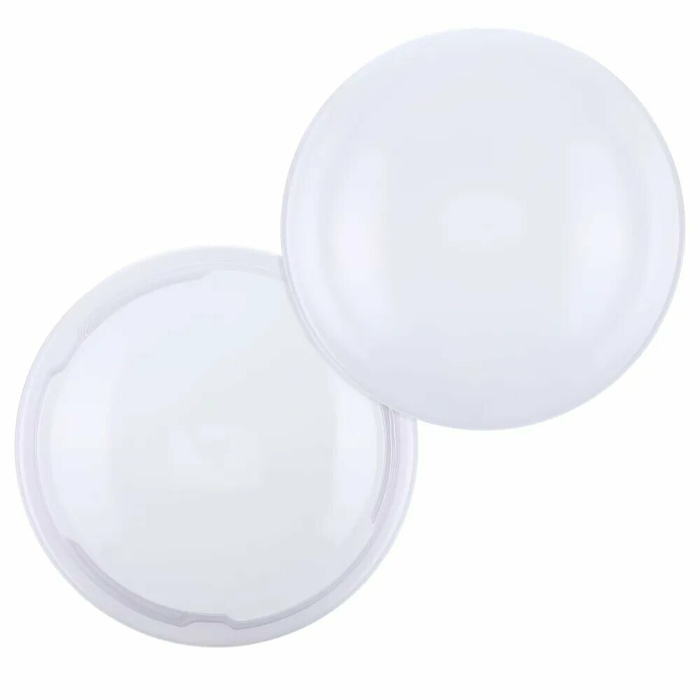 Пластиковый круглый потолочный абажур белого цвета для светильников в комплекте 5 шт для дома