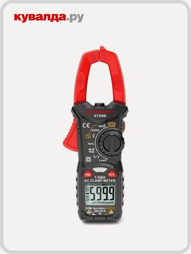 Изображение товара Клещи токоизмерительные КВТ KT206B kt "proline" цифровые