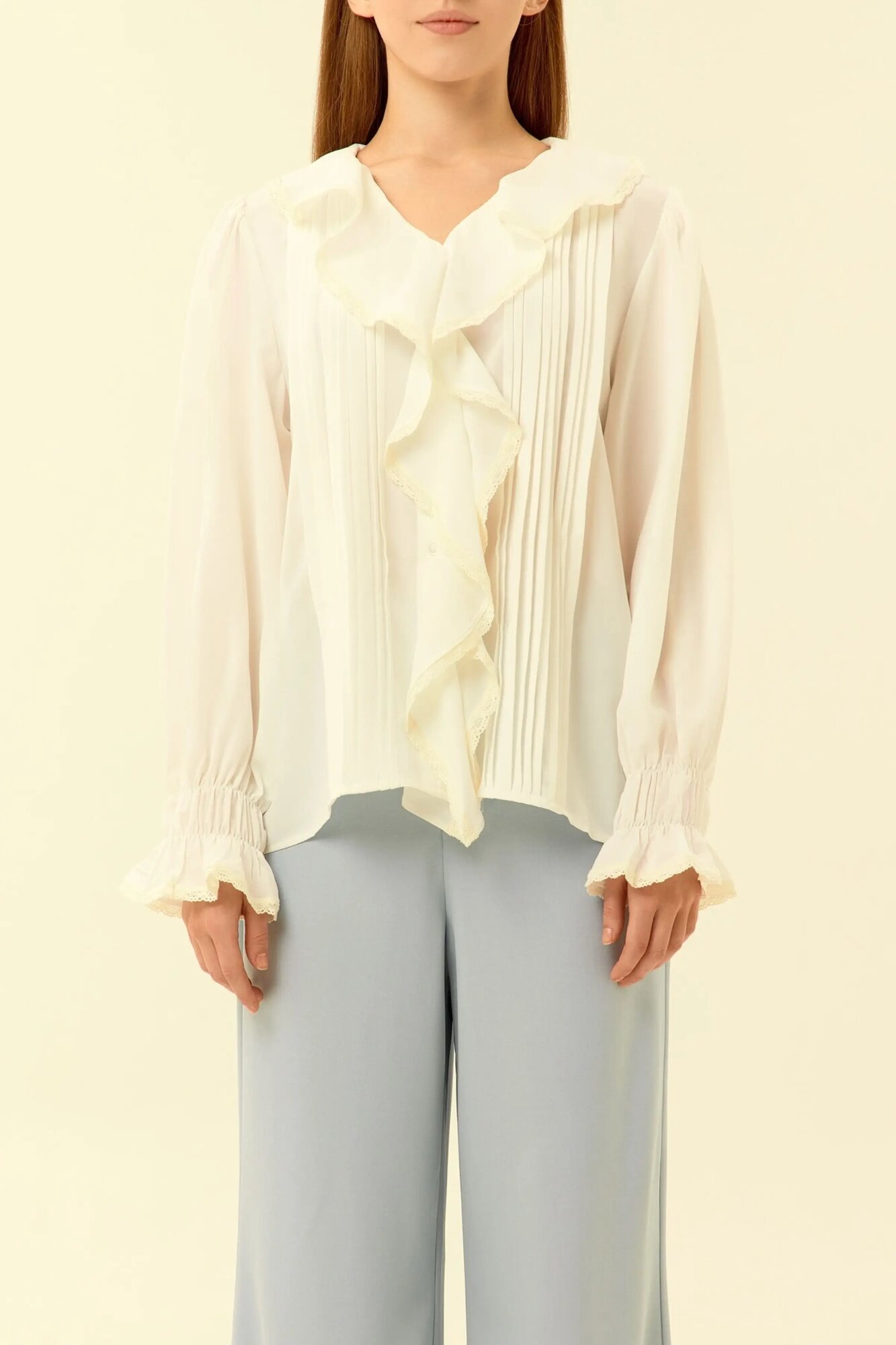 Блуза Selfie, размер L, белый — фото 1