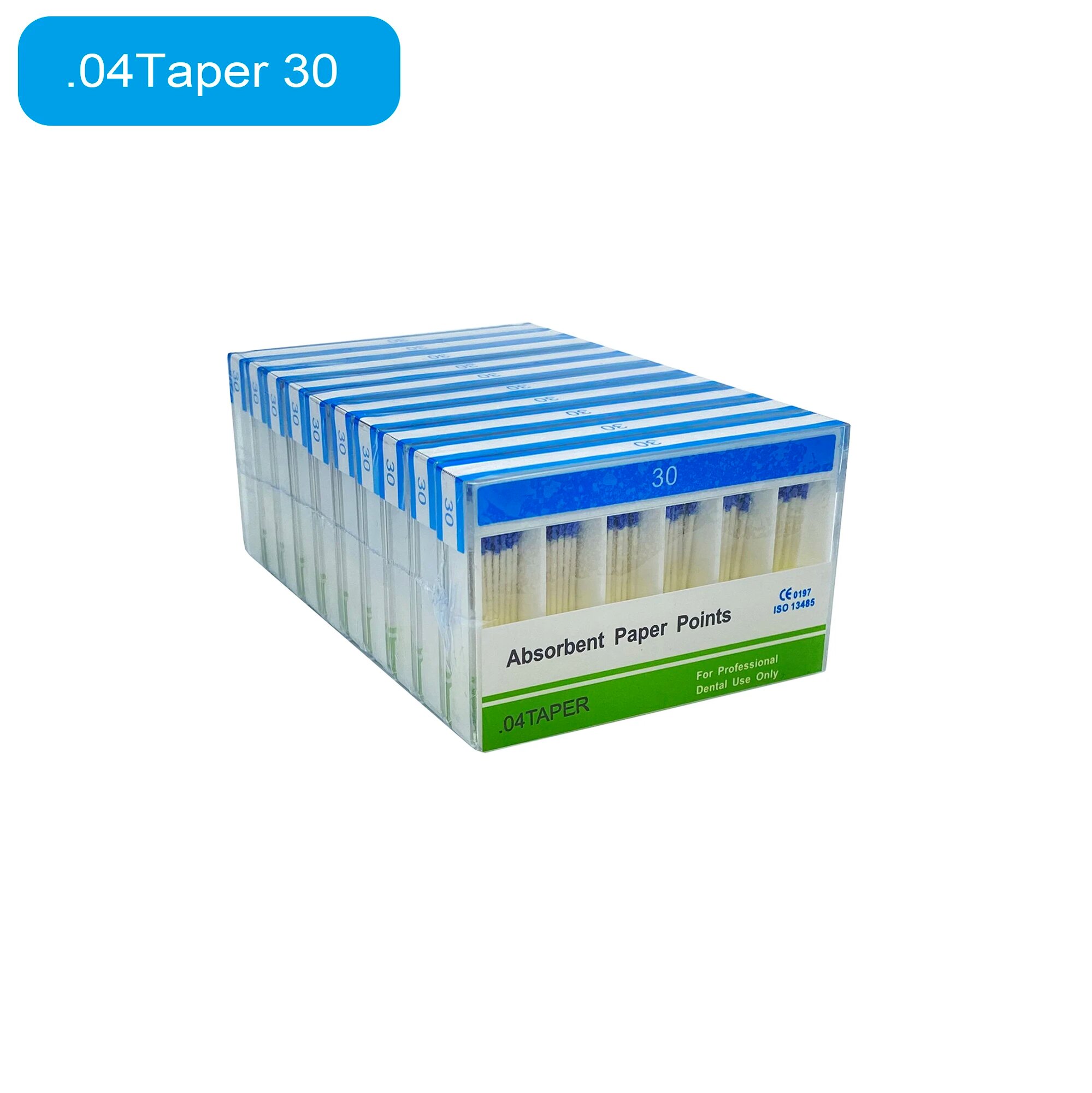 Бумажные точки Well CK для эндодонтии конус 02 04 06 15-40 F1-F3