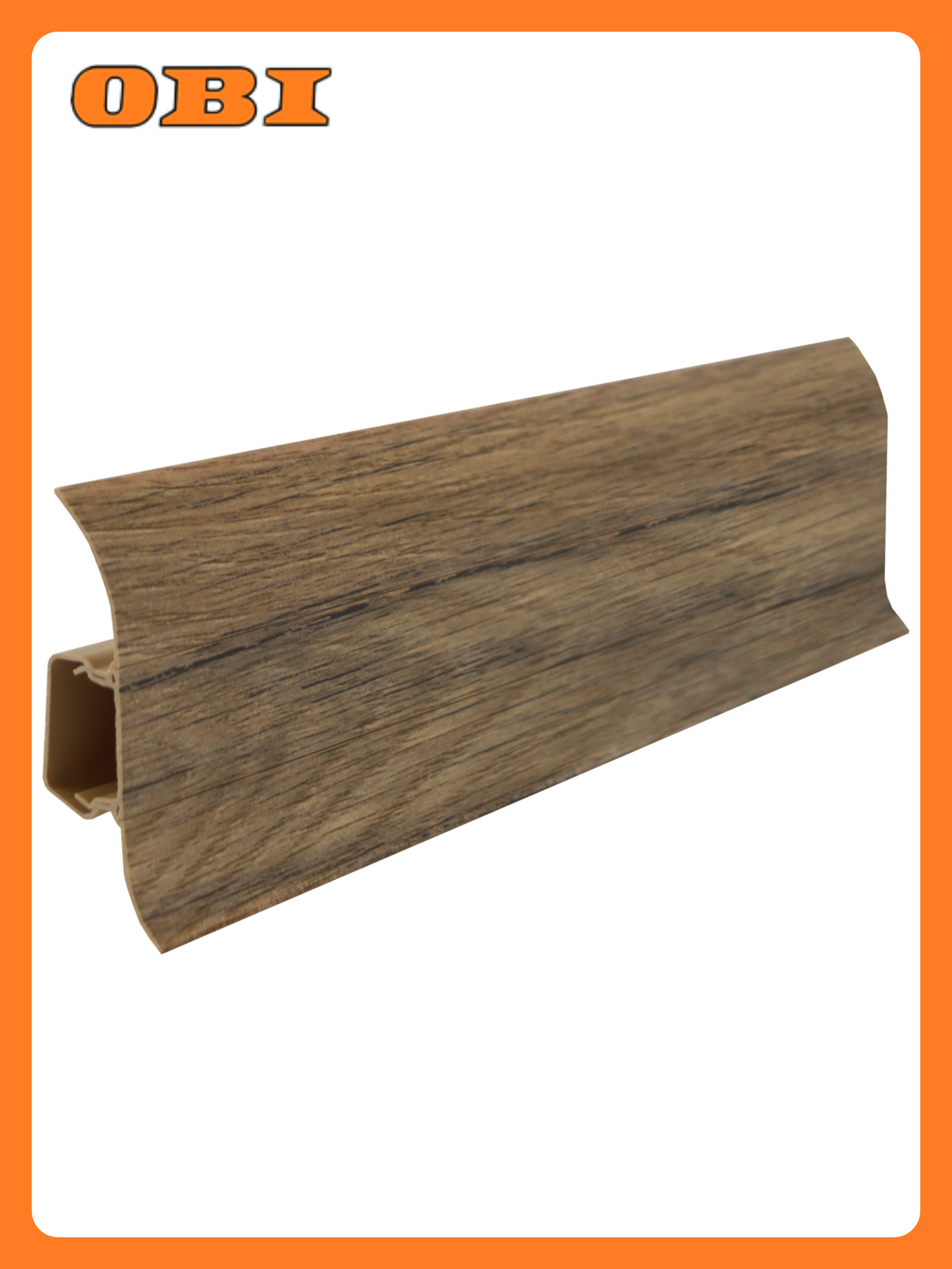 Плинтус ПВХ 60мм TECHNICAL Т23 ДУБ натуральный 25м